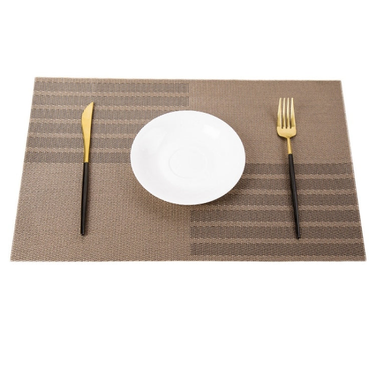 2 PCS PVC Table Top Thermal Insulation Placemat