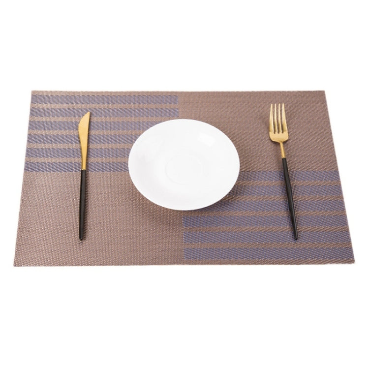 2 PCS PVC Table Top Thermal Insulation Placemat