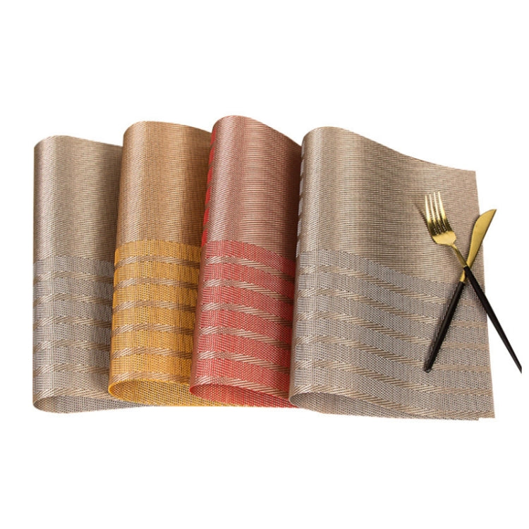 2 PCS PVC Table Top Thermal Insulation Placemat