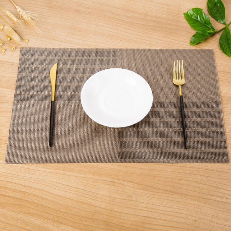 2 PCS PVC Table Top Thermal Insulation Placemat