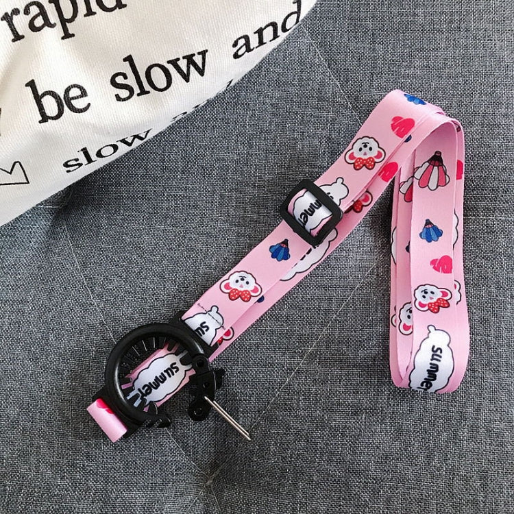 5 PCS 3cm Buckle Beverage Bottle Strap Crossbody Water Cup Lanyard