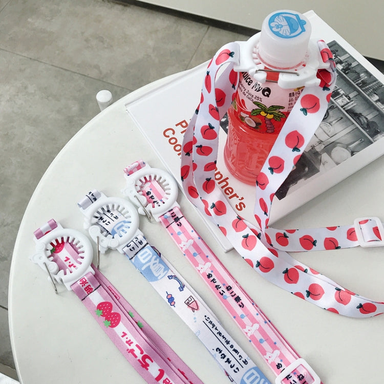 5 PCS 3cm Buckle Beverage Bottle Strap Crossbody Water Cup Lanyard