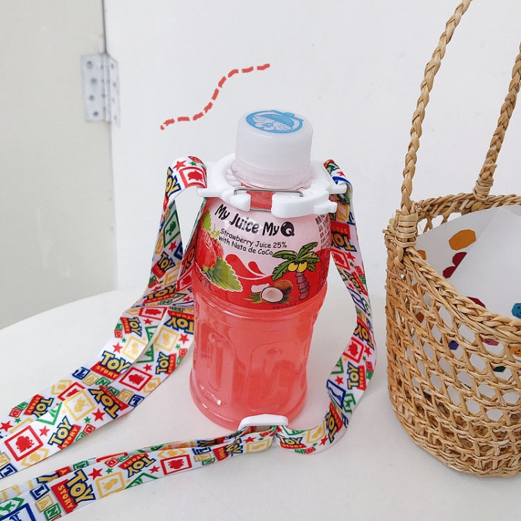 5 PCS 3cm Buckle Beverage Bottle Strap Crossbody Water Cup Lanyard