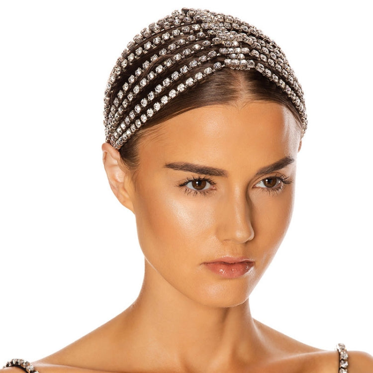823 Personality Rhinestone Tassel Headband Party Wedding Hair Accessories