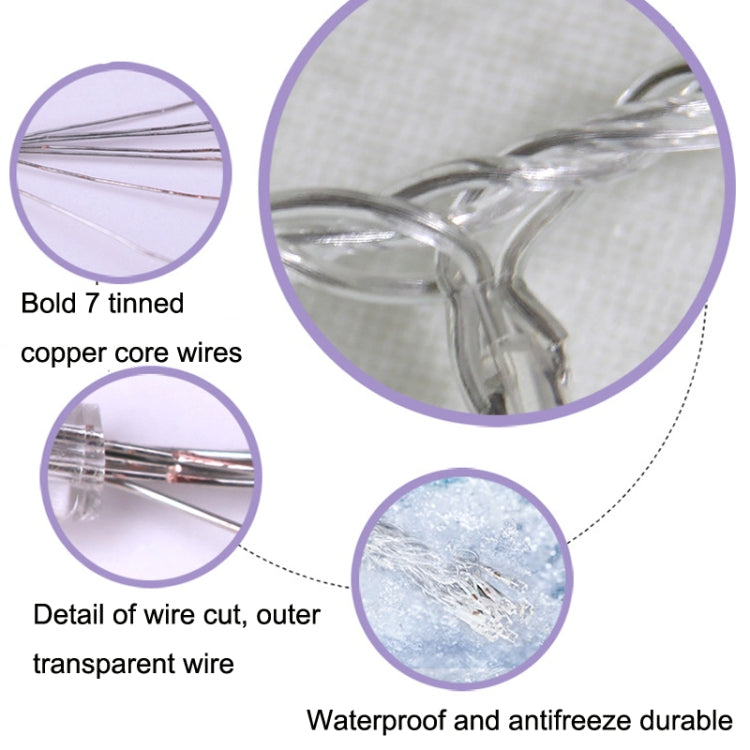 LED Halloween Decoration Luminous Cloth Ghost Ornament String Light