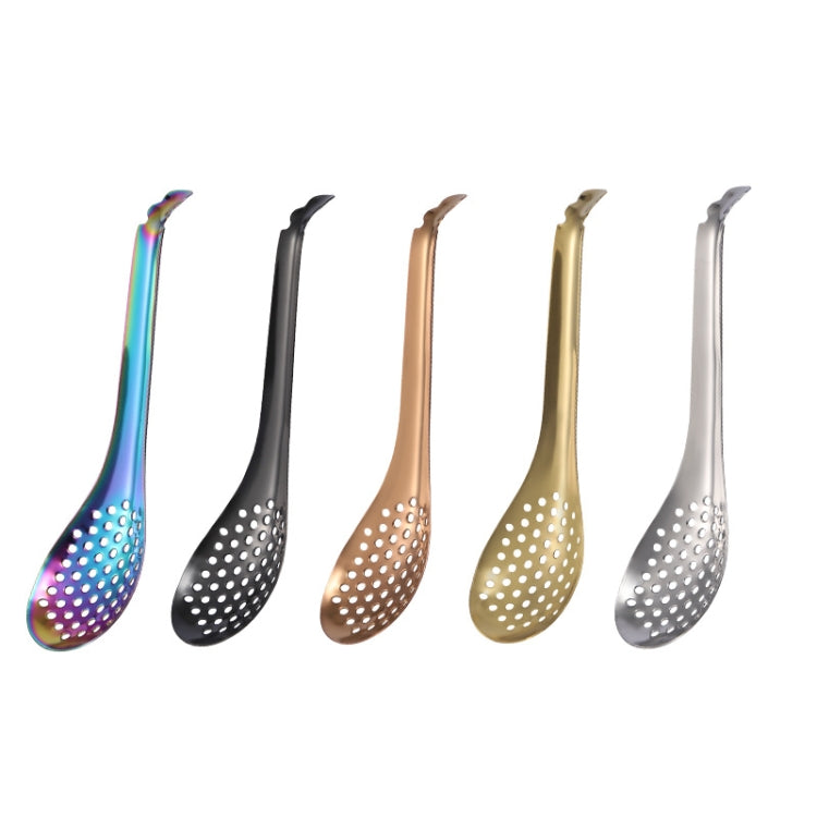 2 PCS 304 Stainless Steel Small Caviar Colander Molecular Cooking Spoon