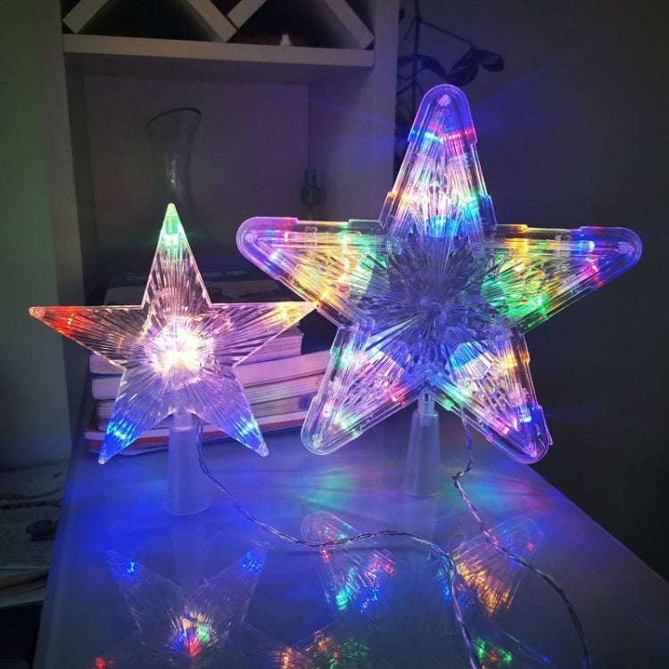 Christmas Tree Top Light LED Glowing Star Lights, Size: