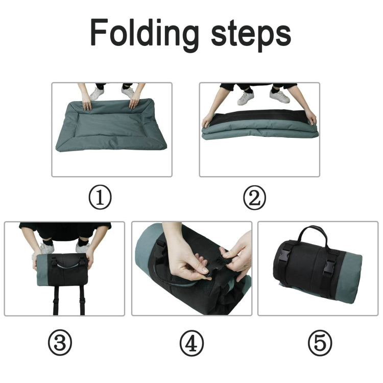 Outdoor Camping Foldable Pet Sleeping Pad 600D Oxford Cloth Waterproof Dog Pad