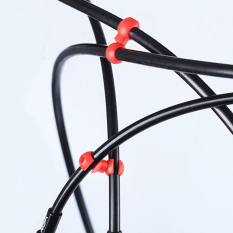 10 PCS Bicycle Handcuffs Type Shift Cable Buckle