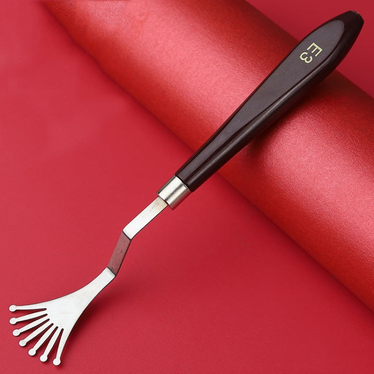 Oil Painting Knife Graffiti Toning Wooden Scraper Student Art Painting Tool, Style: