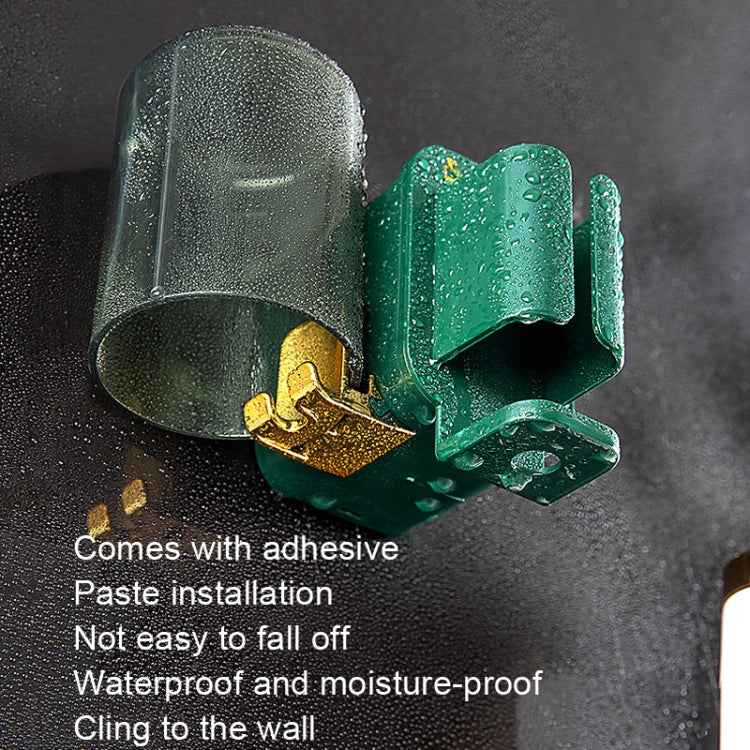 JM056 Toothbrush Rack Wall Mounted Toothpaste Storage Rack, Style: