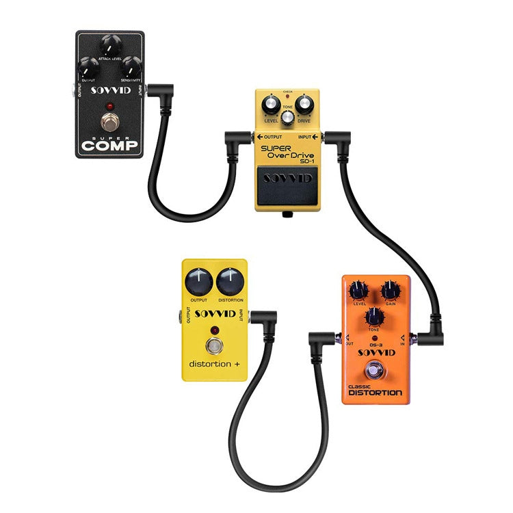 Single Block Audio Instrument Electric Guitar Effect Line, Cable Length: