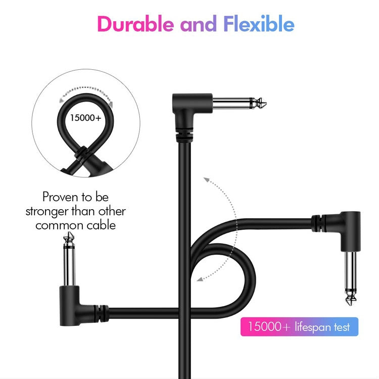 Single Block Audio Instrument Electric Guitar Effect Line, Cable Length: