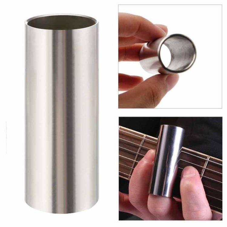 Metal Electric Guitar Glide Pipe Glass Guitar Glide Stick Finger Set