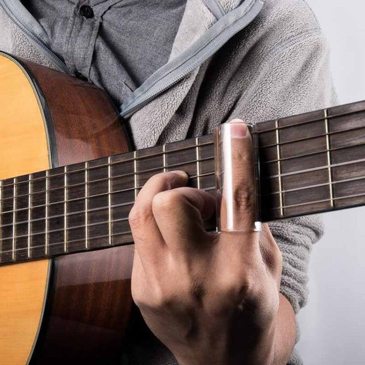Metal Electric Guitar Glide Pipe Glass Guitar Glide Stick Finger Set