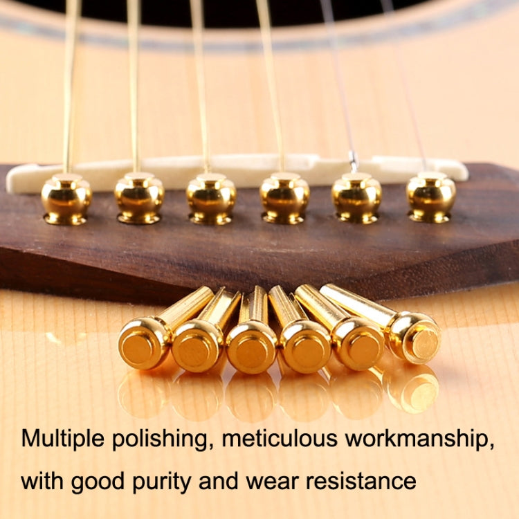 6PCS Guitar Dipping Pure Copper Citrimine Guitar Caps, Style: