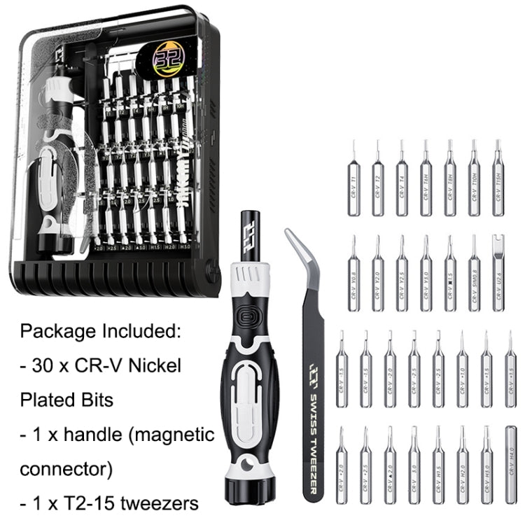 JAKEMY JM-8189 32 In 1 Cross Screwdriver Tool Set Computer Phone Repair Tool