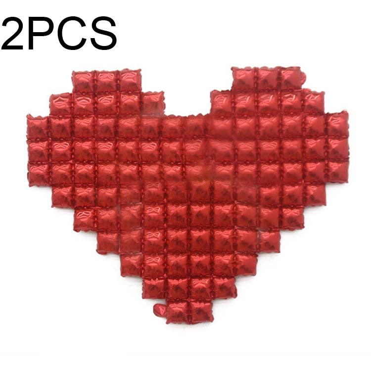 2 PCS Love Shape Background Wall Balloon Confession Wedding Decoration Balloon