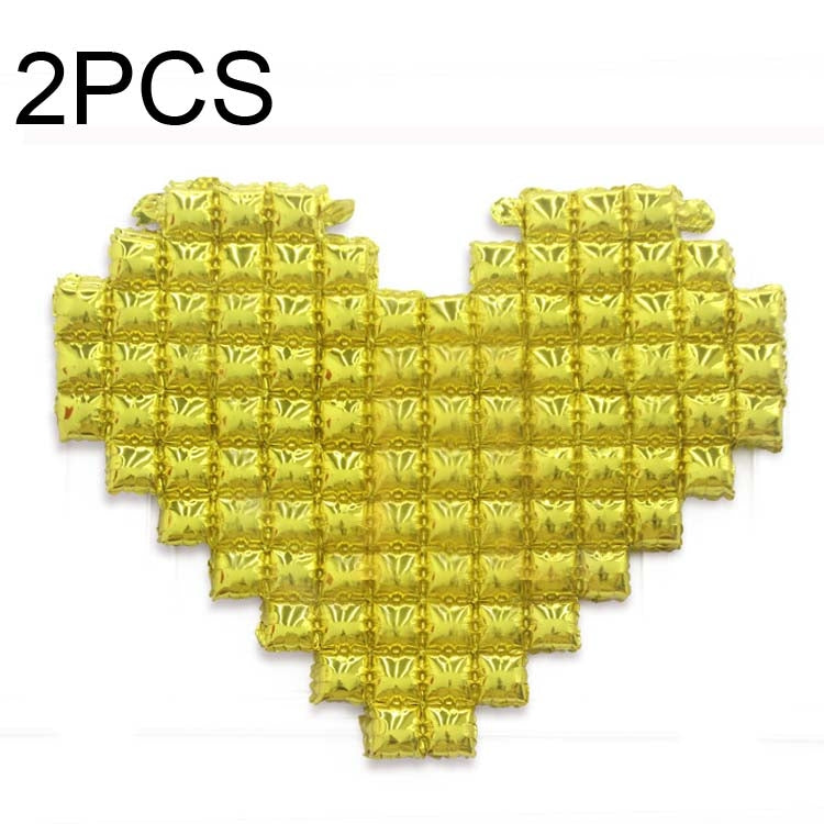 2 PCS Love Shape Background Wall Balloon Confession Wedding Decoration Balloon