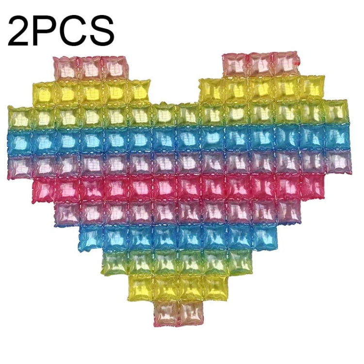 2 PCS Love Shape Background Wall Balloon Confession Wedding Decoration Balloon