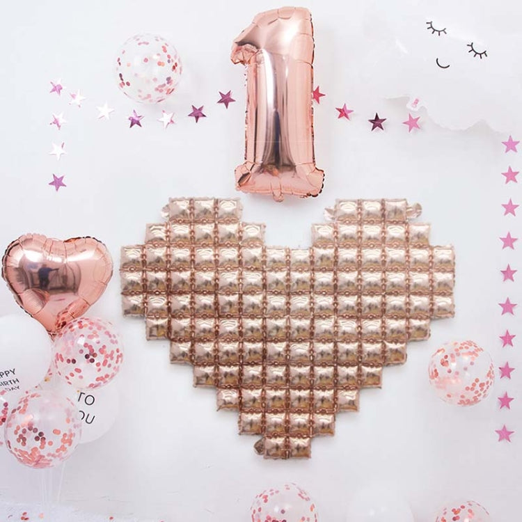 2 PCS Love Shape Background Wall Balloon Confession Wedding Decoration Balloon