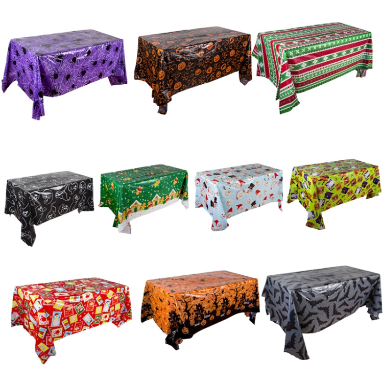 Christmas Halloween Party Event Decoration Tablecloth