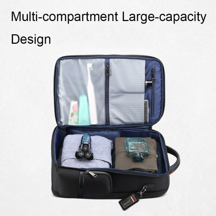 Bopai 61-86611 Multifunctional Wear-resistant Anti-theft Laptop Backpack with USB Charging Hole