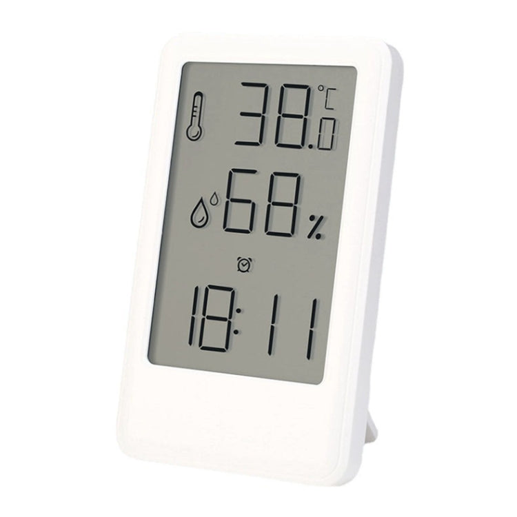 9032 LCD Large Screen Display Alarm Clock Temperature and Humidity Meter