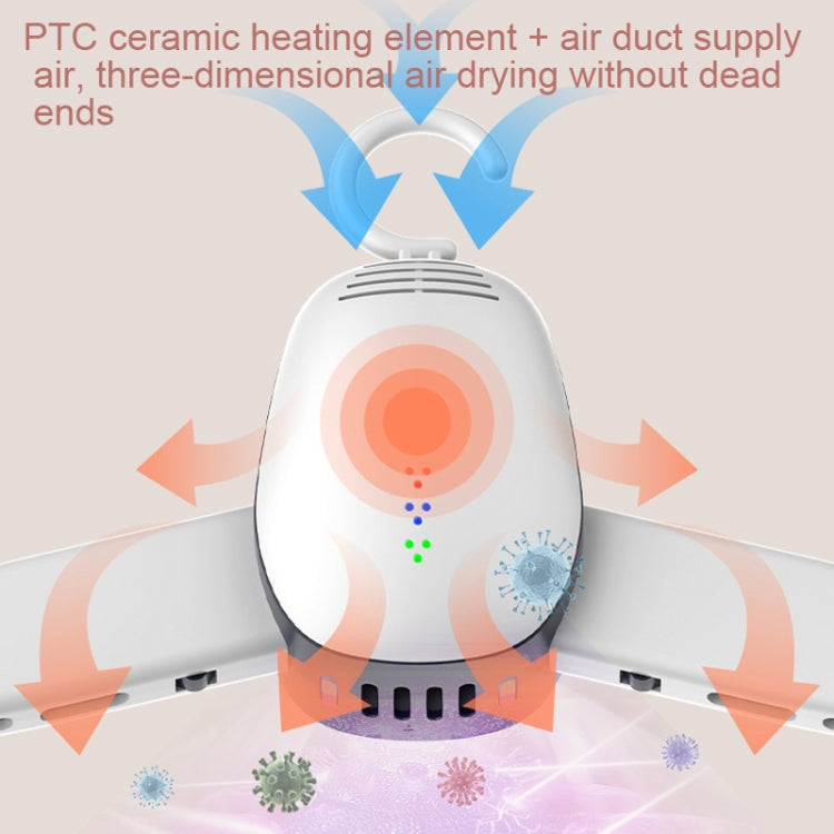 150W  Hanger Type Folding Mini Dryer Shoe Dryer With UV Sterilization Function
