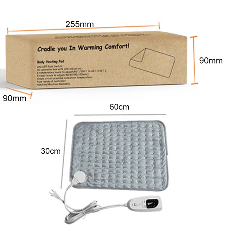 Home Physiotherapy Heating Pad Electric Heating Blanket, Size: 60x30cm, Plug Type: