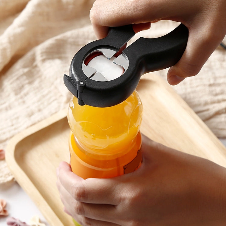 6 In 1 Simple Can Opener Multifunctional Plastic Bottle Opener