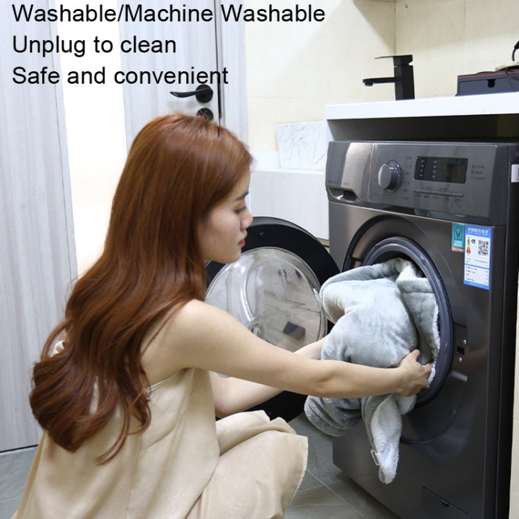 152x127cm Flannel 3-Speed Temperature Adjustable Heating Blanket