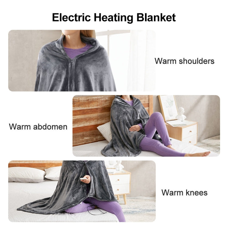 3-speed Temperature Control 8-zone Heating USB Electric Shawl Electric Blanket