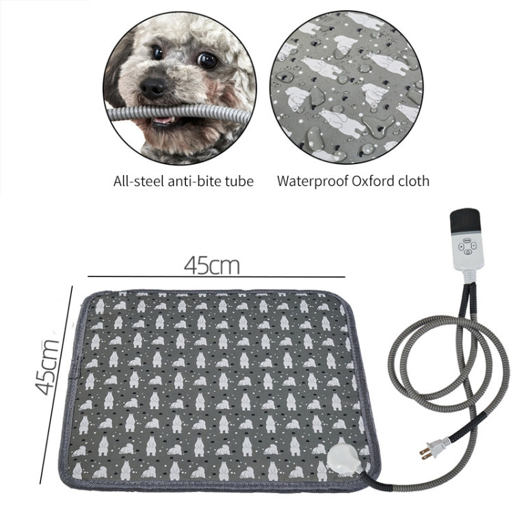CW45 45x45cm Multi-level Temperature Regulating Timing Pet Heating Pad, Spec: