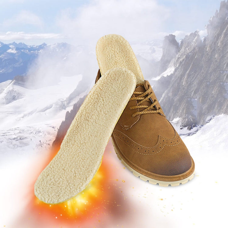 Imitation Lamb Wool Thickened Invisible Thermal Insole