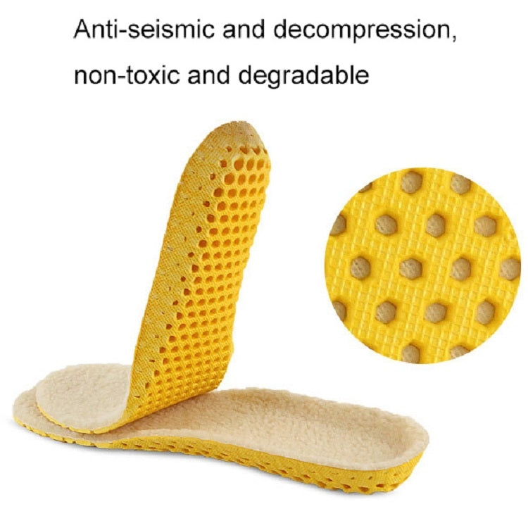 Imitation Lamb Wool Thickened Invisible Thermal Insole