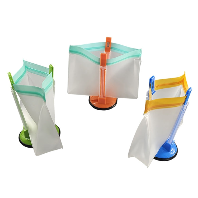 Baggy Rack Holder For Food Prep Bag Plastic Freezer Bag Ziplock Bag Holder Stand