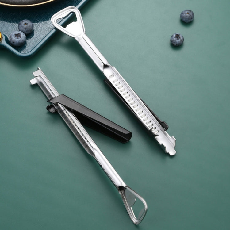 2 PCS 2 in 1 Retractable Can Opener Beer Bottle Opener