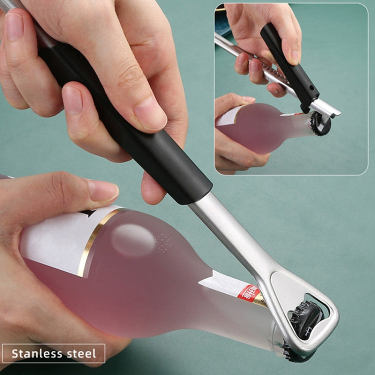 2 PCS 2 in 1 Retractable Can Opener Beer Bottle Opener