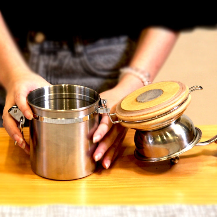 Household Stainless Steel Hand Crank Coffee Bean Grinder