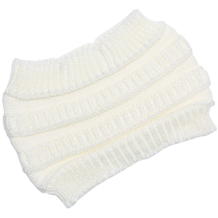 Autumn and Winter Women Knitted Headband Widening Face Wash Head Cover