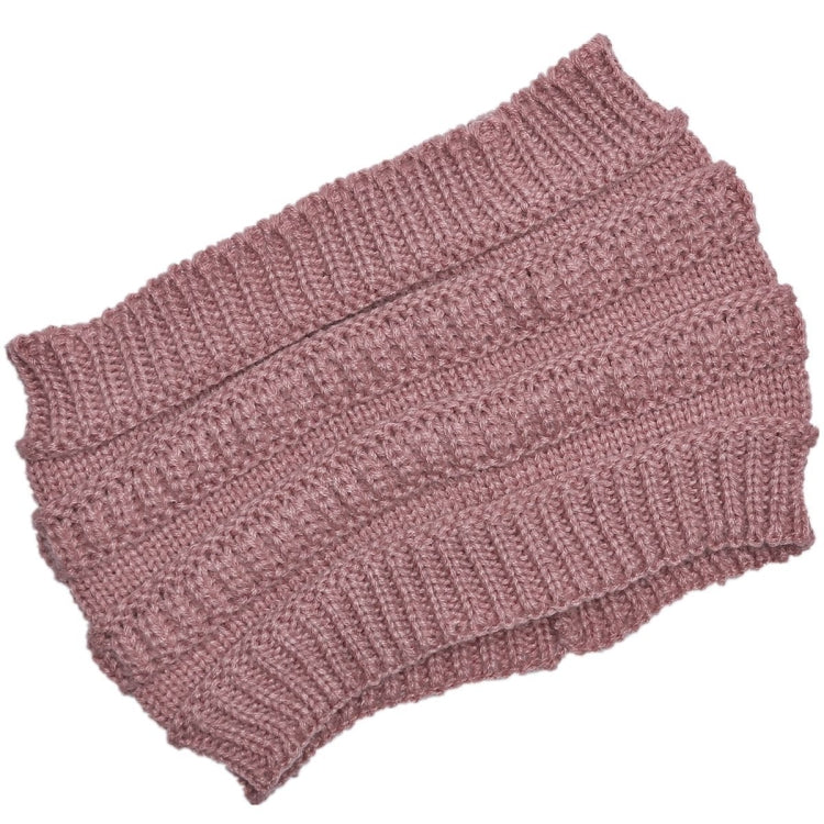 Autumn and Winter Women Knitted Headband Widening Face Wash Head Cover