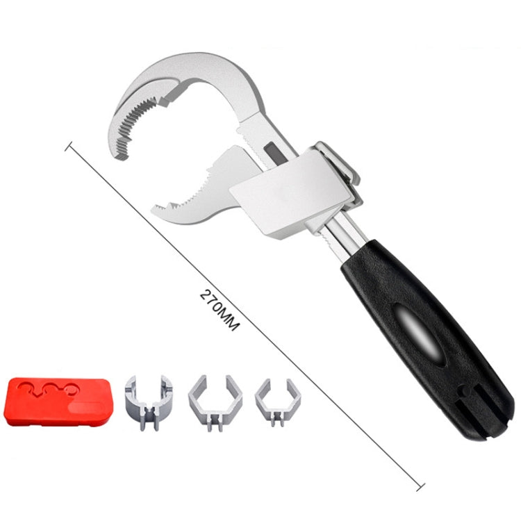 Multipurpose Bathroom Sink Circular Arc Toothed Wrench