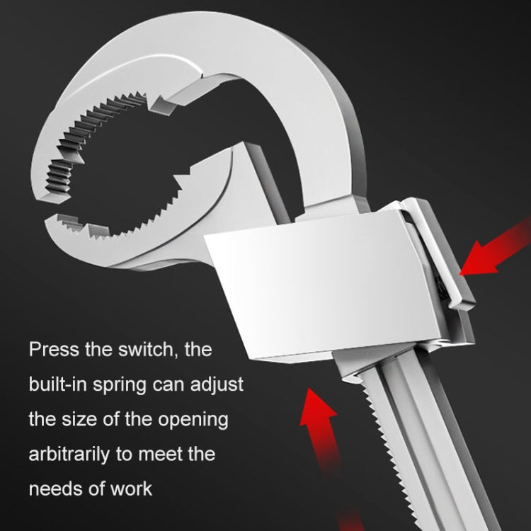 Multipurpose Bathroom Sink Circular Arc Toothed Wrench