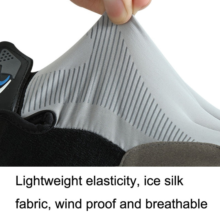 1 Pair QX0002 Sports Sunscreen Touch Screen Non-slip Wear Resistant Shock Absorbing Cycling Gloves