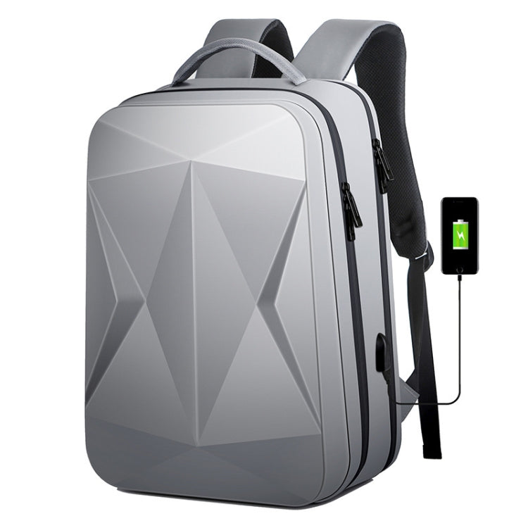 160 Large Capacity ABS Waterproof Laptop Backpack with USB Charging Port