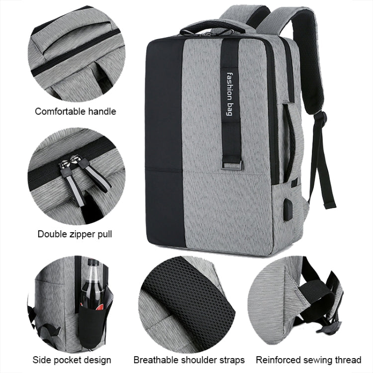 140 Large-capacity Business Commuter Laptop Backpack with USB Charging Interface