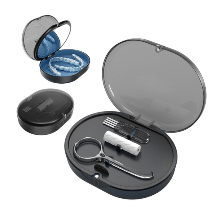 Magnetic Braces Holder Beauty Mirror Storage Box With Chewing Glue