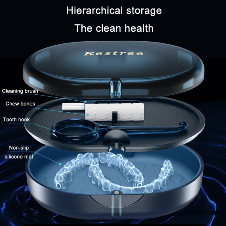 Magnetic Braces Holder Beauty Mirror Storage Box With Chewing Glue