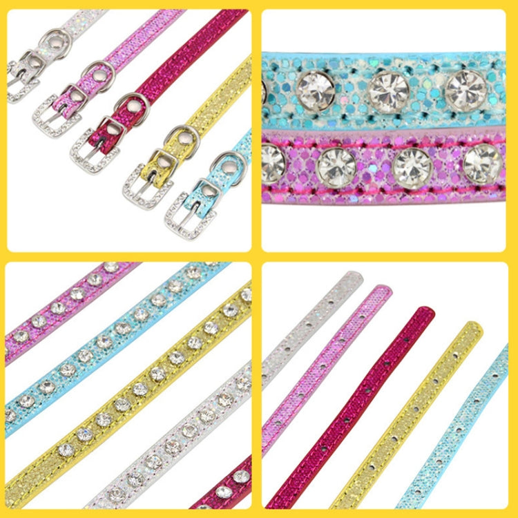 Glitter Diamond Cat Neck Collar Decorative Supplies